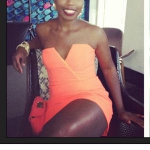 Naven Orange mini-dress